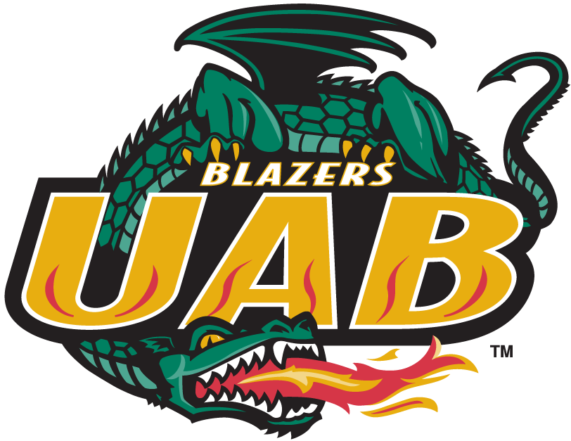 UAB Blazers 1996-2014 Alternate Logo vinyl decal